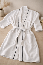 Bata algodón waffle