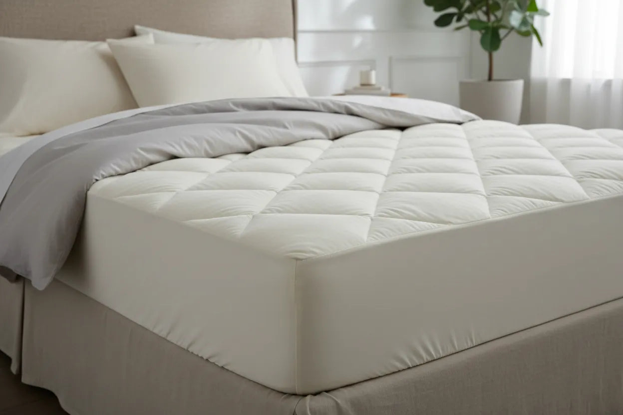 Protector de Colchón Microfibra Acolchada Impermeable